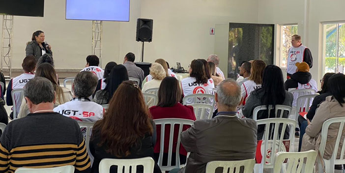 UGT-SP reúne quase 100 pessoas em São José dos Campos para curso de protagonismo sindical